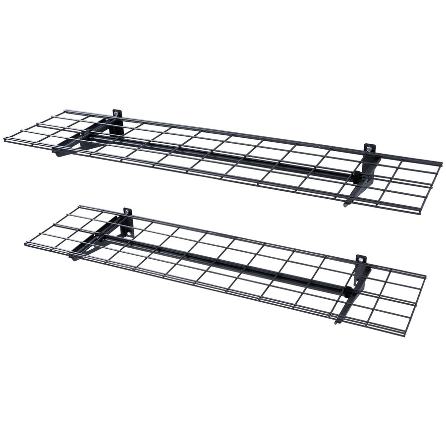 Garage Storage Shelving, 2 Pack, 48 x 12 in Heavy Duty Garage Shelves Wall Mounted, 400 lbs Load Capacity(Total) Garage Storage Rack Floating Shelves, Suitable for Shop, Shed, Garage Storage