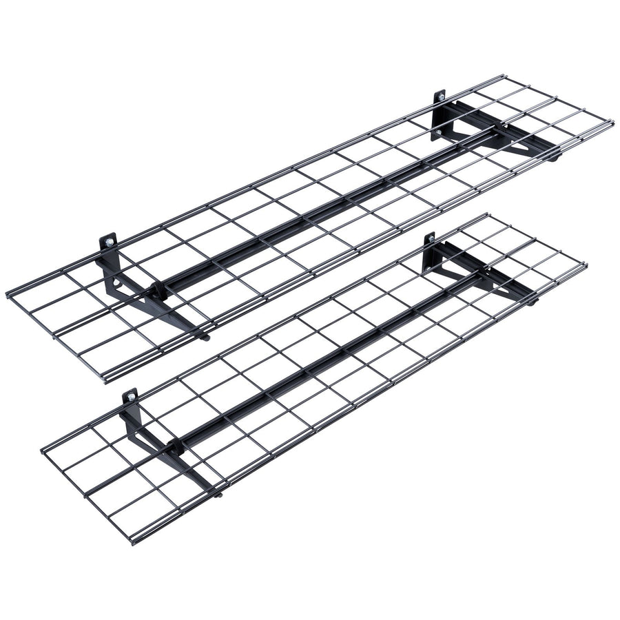 Garage Storage Shelving, 2 Pack, 48 x 12 in Heavy Duty Garage Shelves Wall Mounted, 400 lbs Load Capacity(Total) Garage Storage Rack Floating Shelves, Suitable for Shop, Shed, Garage Storage