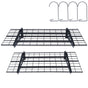 Garage Storage Shelving, 2 Pack, 183 x 61 cm Heavy Duty Garage Shelves Wall Mounted, 454 kg Load Capacity(Total) Garage Storage Rack Floating Shelves, Suitable for Shop, Shed, Garage Storage