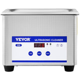 VEVOR 0.8L Professional Ultrasonic Cleaner 304 Stainless Steel Digital Lab Ultrasonic Cleaner with Timer for Jewelry Watch Glasses Circuit Board Dentures Small Parts Dental Instrument (0.8L) - Extra Image