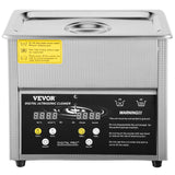 VEVOR Digital Ultrasonic Cleaner 3L Ultrasonic Cleaning Machine 220V 50kHz Sonic Cleaner Machine 304 Stainless Steel Ultrasonic Cleaner Machine with Heater and Timer for Cleaning Jewelry Glasses Watch - Extra Image