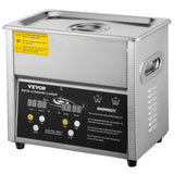 VEVOR Digital Ultrasonic Cleaner 3L Ultrasonic Cleaning Machine 220V 50kHz Sonic Cleaner Machine 304 Stainless Steel Ultrasonic Cleaner Machine with Heater and Timer for Cleaning Jewelry Glasses Watch - Extra Image