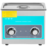 VEVOR Knob Ultrasonic Cleaner 3L 40kHz Ultrasonic Cleaning Machine Knob Control Sonic Cleaner 304 Stainless Steel Ultrasonic Cleaner Machine with Heater & Timer for Cleaning Jewelry Eyeglasses Watches - Extra Image