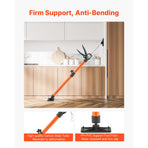 Cabinet Jack Support Pole, 2-Pack, 54-155 cm Steel Telescopic Quick Support Rod, Adjustable 3rd Hand System up to 70 kg Capacity for Installing Cabinets, Lifting Drywall, Cargo Bars