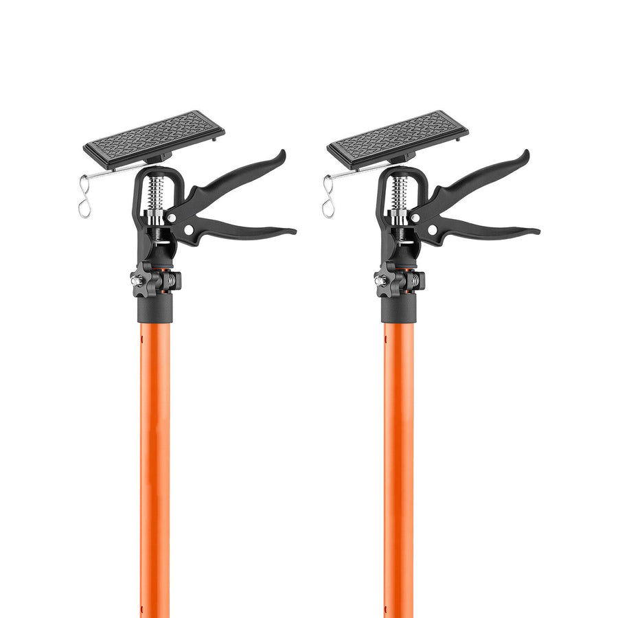 Cabinet Jack Support Pole, 2-Pack, 54-155 cm Steel Telescopic Quick Support Rod, Adjustable 3rd Hand System up to 70 kg Capacity for Installing Cabinets, Lifting Drywall, Cargo Bars