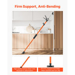 Cabinet Jack Support Pole, 2-Pack, 116-290 cm Steel Telescopic Quick Support Rod, Adjustable 3rd Hand System up to 70 kg Capacity for Installing Cabinets, Lifting Drywall, Cargo Bars