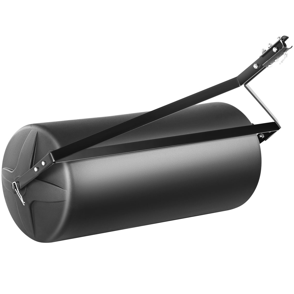 VEVOR Tow Behind Lawn Roller, 400lbs Sand/Water Filled Yard Roller, LLDPE Drum and Steel Frame Sod Roller with Easy-turn Plug, Tow Behind a Tractor or