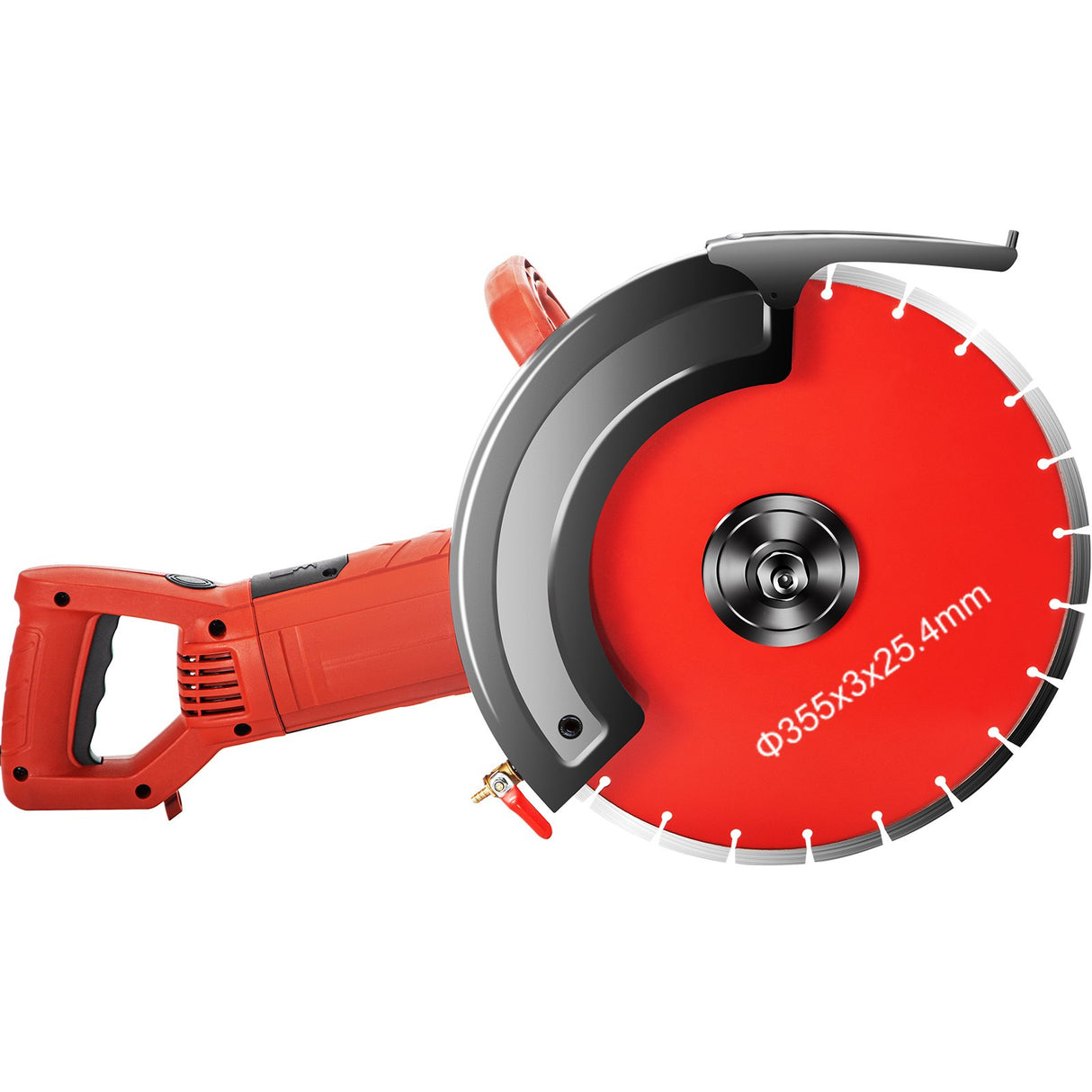 VEVOR Electric Concrete Saw, 14" Concrete Cutter, 1800W Concrete Saw, Electric Circular Saw with 14" Blade and Tools, Masonry Saw for Granite, Brick,