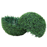 VEVOR Artificial Topiaries Boxwood Trees, (2 Pieces), Ball-Shape Faux Topiaries Plant, All-year Green Feaux Plant Decorative Balls for Backyard,