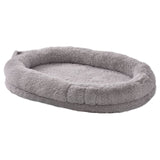 VEVOR Human Dog Bed 1820x1220x250 mm Human Size Dog Bean Bed Washable PV Velvet - Low Angle