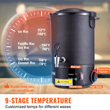 VEVOR Wax Melter for Candle Making 6.5Liter Electric Pot Commercial or Home Use - 45-Degree Angle