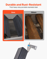 VEVOR Flavorizer Bars, 39cm Grill Replacement Part, for Weber Spirit I & II 200 Series Grills, Including Spirit ll E-210, ll E-220, ll S-210, E-210, S-210, Porcelain-enameled Steel Heat Plate, 3 Pack - Top-Down View