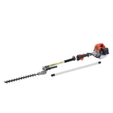 VEVOR 15.7-inch 26CC 2 Cycle Gas Hedge Trimmer, Gas Powered Pole Hedge Trimmer with Dual Sided Dual Action Blade, Adjustable Trimmer Head, Suitable