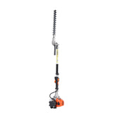 VEVOR 15.7-inch 26CC 2 Cycle Gas Hedge Trimmer, Gas Powered Pole Hedge Trimmer with Dual Sided Dual Action Blade, Adjustable Trimmer Head, Suitable