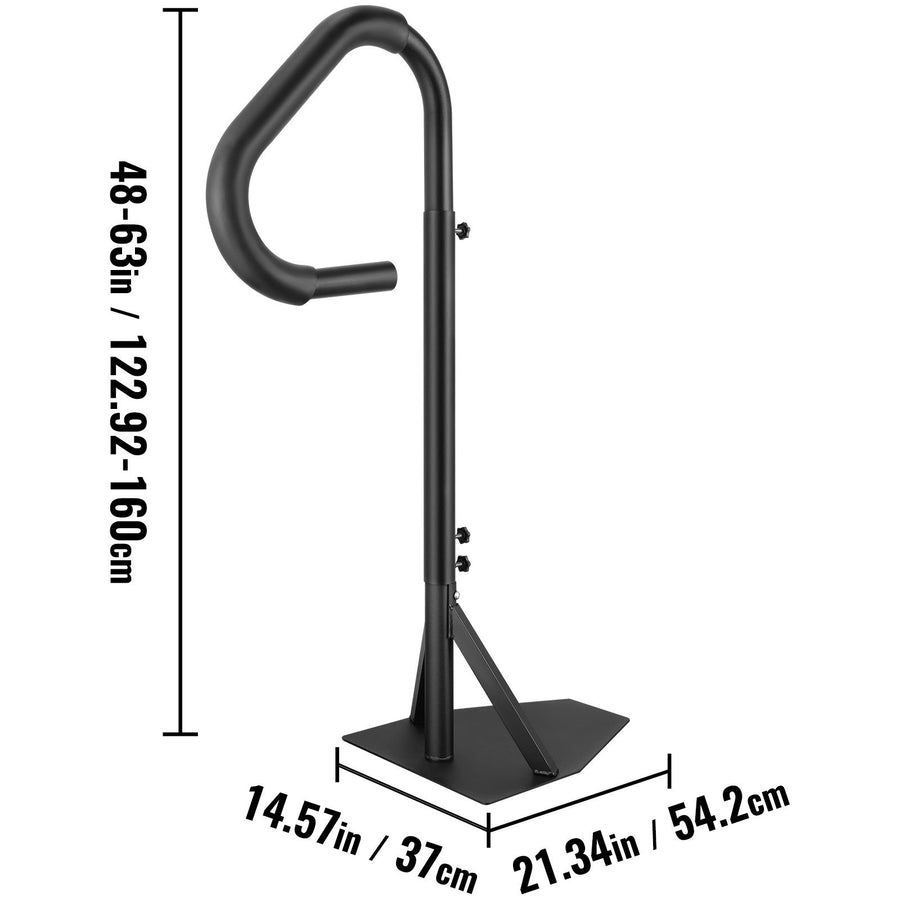 Hot Tub Handrail, 360 Rotatable Spa Side Handrail with 48"-63" Adjustable Height, Rust-proof Aluminum Spa, image 8