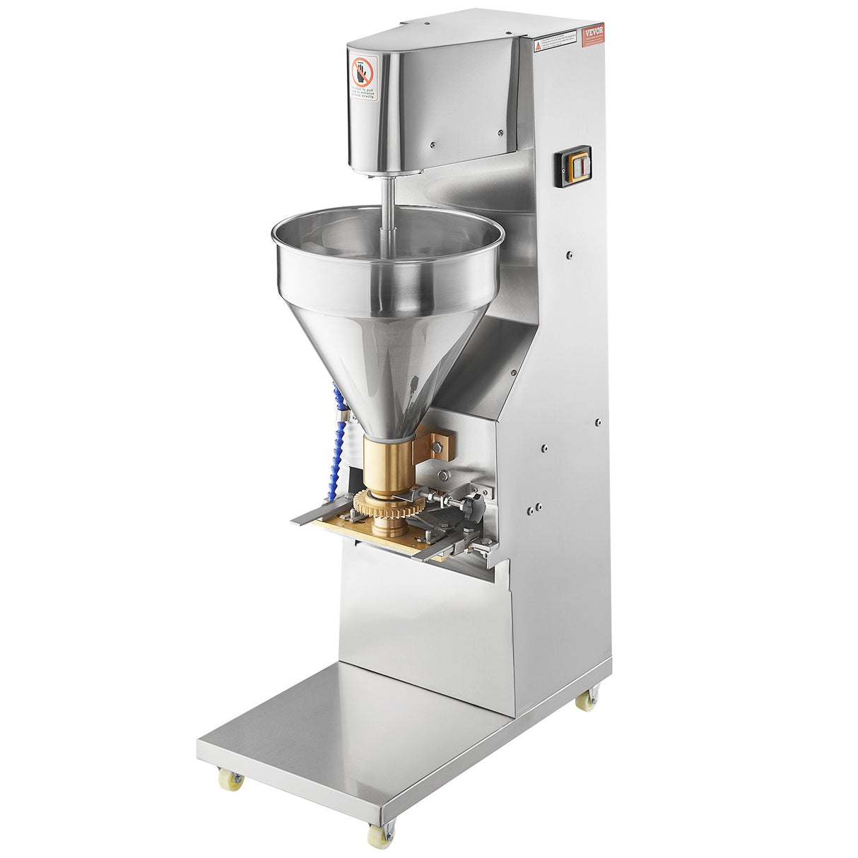 VEVOR Commercial Meatball Forming Machine, 280 PCs/min Automatic Meatball Maker, 1100W Electric Fish Beef Pork Shrimp Ball Making Tool, Stainless