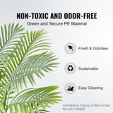 VEVOR Artificial Palm Tree, 1.5m Tall Faux Plant, Secure PE Material & Anti-Tip Tilt Protection Low-Maintenance Plant, Lifelike Green Fake Tree for Home Office Warehouse Decor Indoor Outdoor - Side View