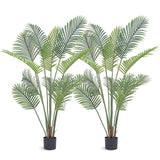 VEVOR Artificial Palm Tree, 1.5m Tall Faux Plant, Secure PE Material & Anti-Tip Tilt Protection Low-Maintenance Plant, Lifelike Green Fake Tree for Home Office Warehouse Decor Indoor Outdoor - Extra Image