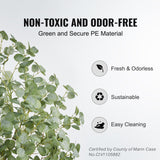 VEVOR Artificial Eucalyptus Tree, 15.2cm Tall Faux Plant, Secure PE Material & Anti-Tip Tilt Protection Low-Maintenance Plant, Lifelike Green Fake Potted Tree for Home Office Decor Indoor Outdoor - Side View