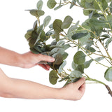 VEVOR Artificial Eucalyptus Tree, 15.2cm Tall Faux Plant, Secure PE Material & Anti-Tip Tilt Protection Low-Maintenance Plant, Lifelike Green Fake Potted Tree for Home Office Decor Indoor Outdoor - Extra Image