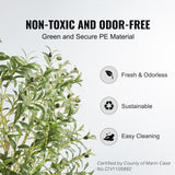 VEVOR Artificial Olive Tree, 15.2cm Tall Faux Plant, Secure PE Material & Anti-Tip Tilt Protection Low-Maintenance Plant, Lifelike Green Fake Potted Tree for Home Office Warehouse Decor Indoor Outdoor - Side View