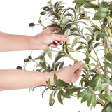 VEVOR Artificial Olive Tree, 15.2cm Tall Faux Plant, Secure PE Material & Anti-Tip Tilt Protection Low-Maintenance Plant, Lifelike Green Fake Potted Tree for Home Office Warehouse Decor Indoor Outdoor - Extra Image