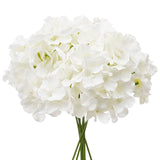 VEVOR Artificial Flowers, 105 pcs Real Looking White Silk Fake Hydrangea Bulk, White Faux Bridal Shower with Stems for DIY Wedding Bouquets, Home Centerpieces Arrangements, Party Tables Decorations - Extra Image