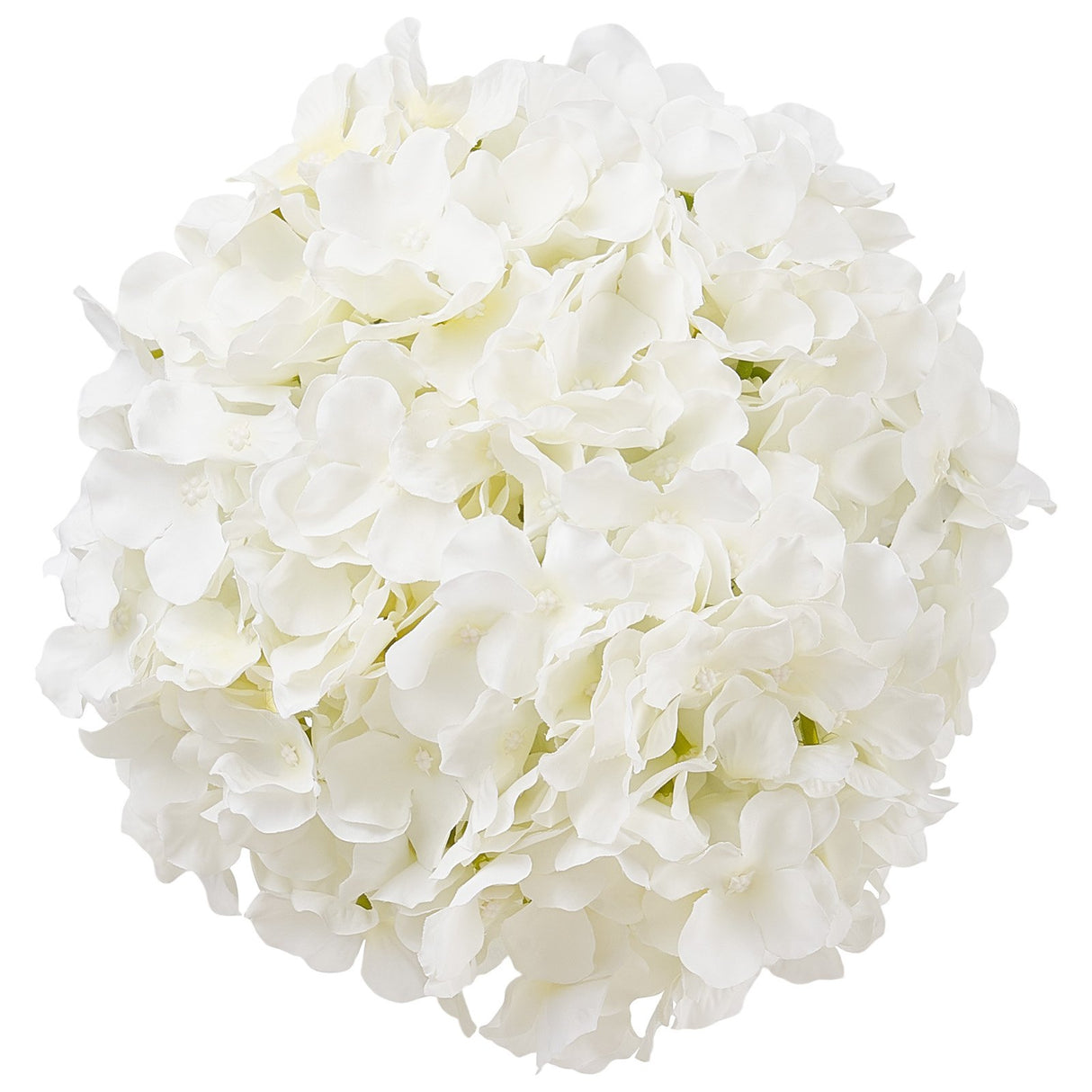 VEVOR Artificial Flowers, 105 pcs Real Looking White Silk Fake Hydrangea Bulk, White Faux Bridal Shower with Stems for DIY Wedding Bouquets, Home Centerpieces Arrangements, Party Tables Decorations