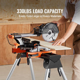VEVOR Miter Saw Stand 330lbs Load Capacity Steel 29.1