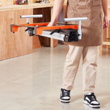 VEVOR Miter Saw Stand 300lbs Load Capacity Steel Collapsible Stand for Miter Saw - Close-Up Angle