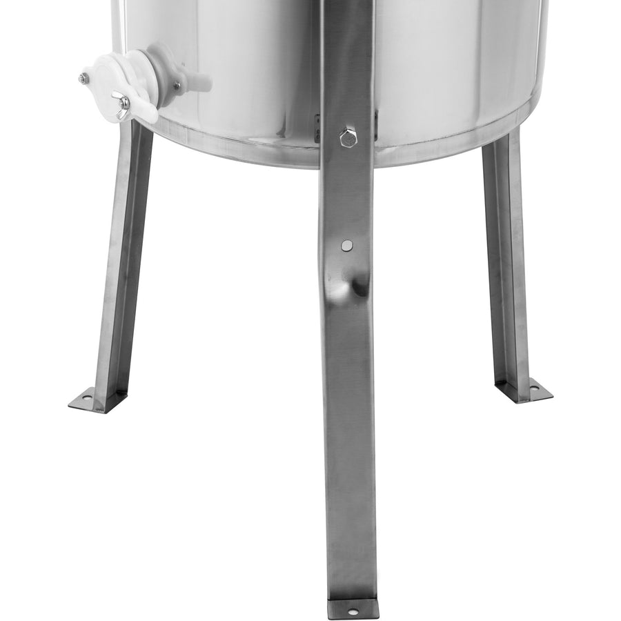 VEVOR 4 Frame Electric Honey Extractor Beekeeping 120 W Motor 2 Clear Lids
