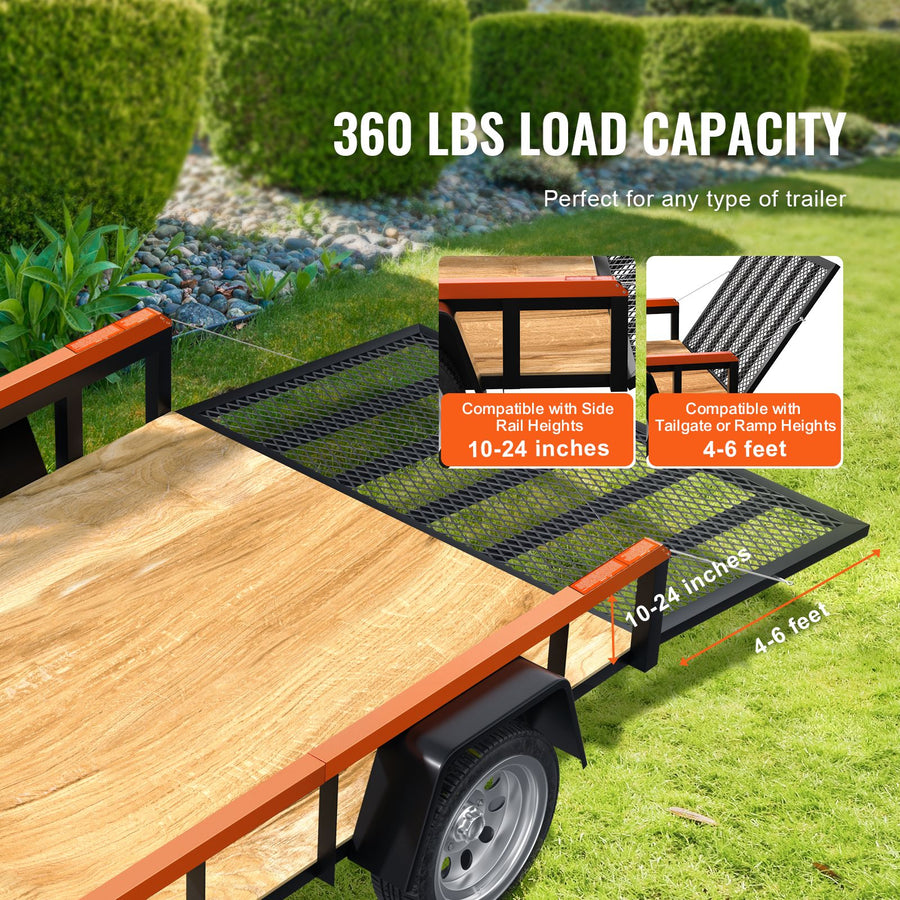 2-Sided Trailer Tailgate Lift Assist, 163 kg Load Capacity, Compatible with Open Utility Trailer Tailgate and, image 3