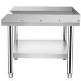 VEVOR Stainless Steel Equipment Grill Stand, 122 x 76 x 61cm Stainless Table, Grill Stand Table with Adjustable Storage Undershelf, Equipment Stand Grill Table for Hotel, Home, Restaurant Kitchen - Extra Image