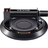 VEVOR Glass Suction Cup, 8'' Vacuum Suction Cup, 220lbs Load Capacity Vacuum Glass Lifter with Plastic Handle, Heavy-Duty Hand-Held Glass Lifter For - Low Angle
