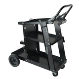 VEVOR Welding Cart, 3-Tier Welder Cart Heavy Duty with 400 Lbs Weight Capacity, 360° Swivel Wheels,