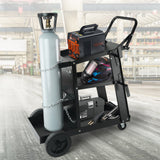 VEVOR Welding Cart, 3-Tier Welder Cart Heavy Duty with 400 Lbs Weight Capacity, 360° Swivel Wheels,