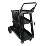 VEVOR Welding Cart, 3-Tier Welder Cart Heavy Duty with 400 Lbs Weight Capacity, 360° Swivel Wheels,