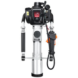 VEVOR 37.77cc Gas-Powered T Post Driver 4-Stroke Fence Piling Pounder w/ 3 Head