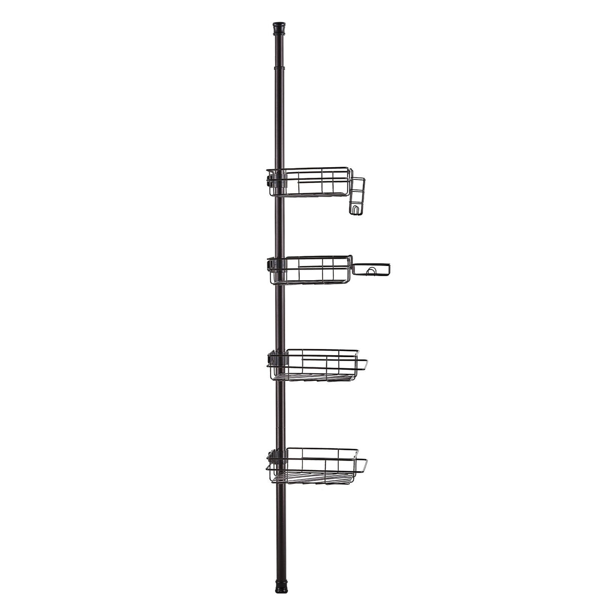 VEVOR 42" to 114" High Shower Corner Caddy Tension Pole Rust-Proof Tension Pole