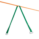 VEVOR Slackline Kit with Training Line, 18.3m Backyard Slack Line Equipment, Easy Setup Tight Rope for Kids Adults, Complete Slackline Set with Tree Protectors, Arm Trainer, Carry Bag, and Instruction - Extra Image