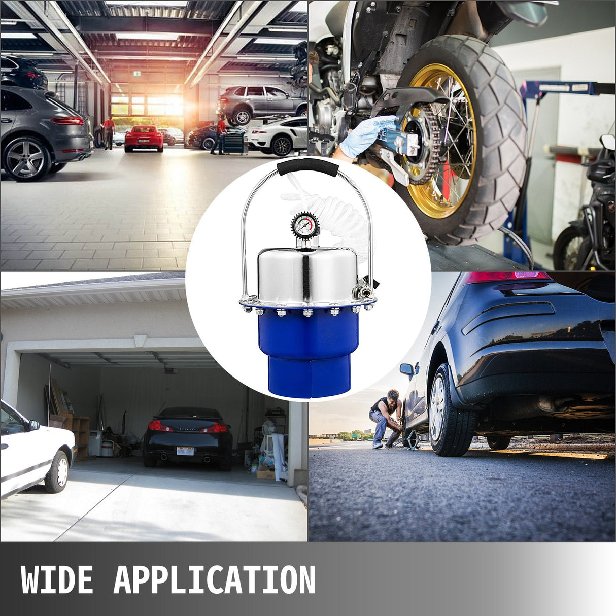Vevor Pneumatic Air Pressure Bleeder Brake Bleeder and Clutch Bleeder Valve System Kit