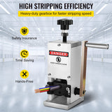 VEVOR Wire Stripping Tool 0.06-0.98 Inch Cable Wire Stripping 1 Cutting Blade Wire for cutting and Stripping Scrap Copper Wire