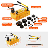 VEVOR 15 Ton Hydraulic Knockout Punch Kit, 1/2