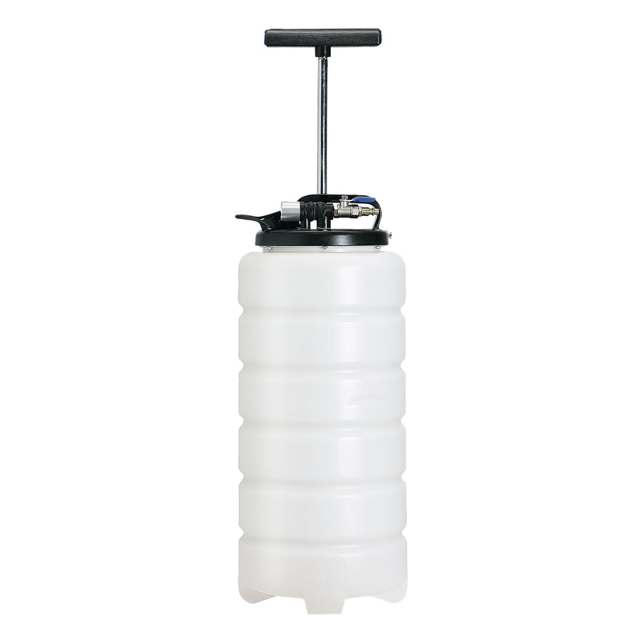 Fluid Extractor, 15 Liters Capacity, Pneumatic/Manual Oil Changer Vacuum Fluid Extractor with Dipstick and Liquid Suction Hose, Oil Extractor Change Pump for Automotive Fluids Vacuum Evacuation