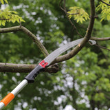 VEVOR Manual Pole Saw Extendable Tree Pruner 1.4 m-3 m Aluminum Alloy Pole - Low Angle