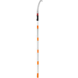 VEVOR Manual Pole Saw Extendable Tree Pruner 1.4 m-3 m Aluminum Alloy Pole