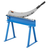VEVOR 800mm Manual Hand Plate Shear for Metal Sheet Processing, Benchtop Cutter with Q235 Material, for Crafts Thick Steel Crafting, Heavy Duty Roll