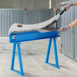 VEVOR 800mm Manual Hand Plate Shear for Metal Sheet Processing, Benchtop Cutter with Q235 Material, for Crafts Thick Steel Crafting, Heavy Duty Roll