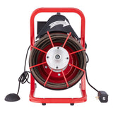VEVOR Drain Cleaner Machine Drain Auger 50FT x 1/2 Inch Manual Feed & 4 Cutters - Extra Image