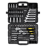 VEVOR 121-Piece Mechanics Tool Set 1/4